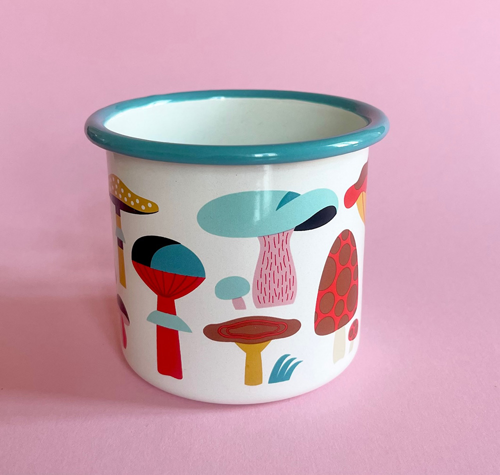 Enamel Mug – Mushroom Lover - Image 2